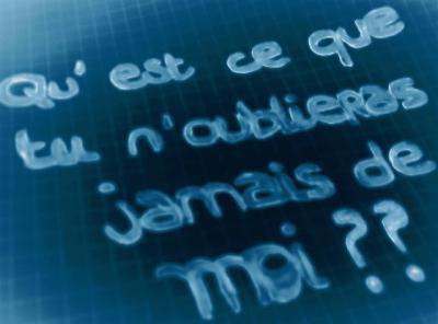 ah ne jamais oublié